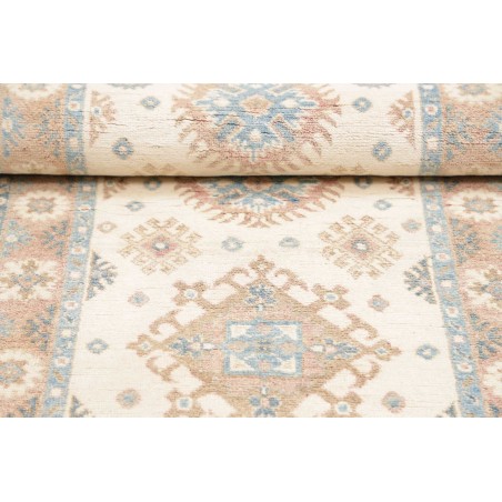 Tappeto Kazak Afghanistan bianco 82x196