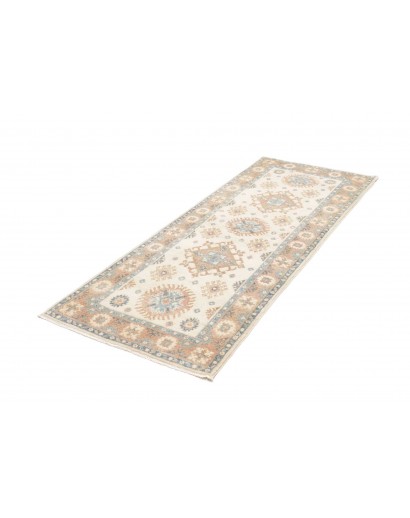 Tappeto Kazak Afghanistan bianco 77x196
