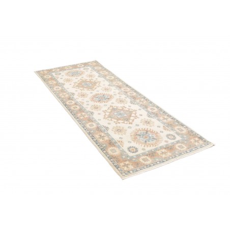 Tappeto Kazak Afghanistan bianco 77x196