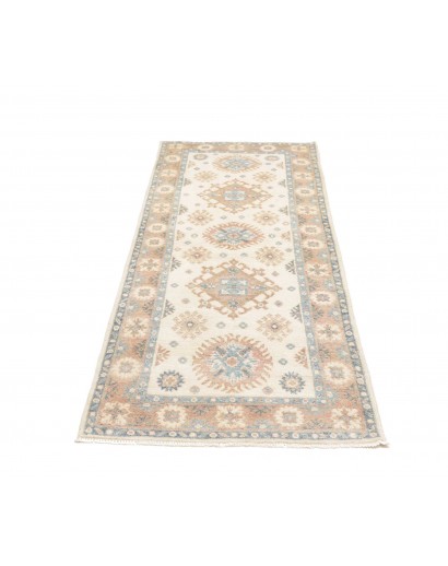 Tappeto Kazak Afghanistan bianco 77x196