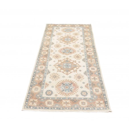 Tappeto Kazak Afghanistan bianco 77x196