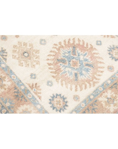 Tappeto Kazak Afghanistan bianco 77x196