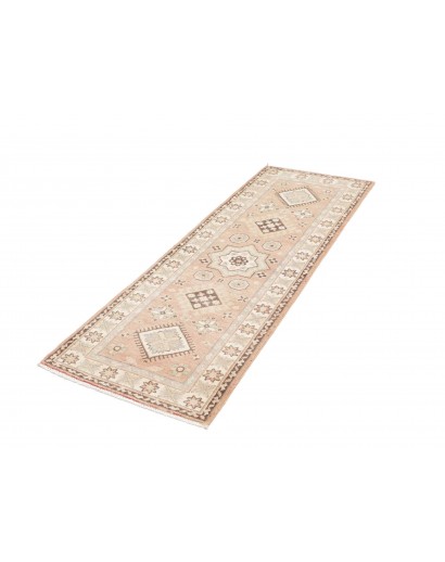 Tappeto Kazak Afghanistan bianco marrone 61x175