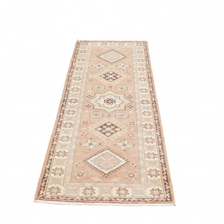 Tappeto Kazak Afghanistan bianco marrone 61x175