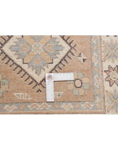 Tappeto Kazak Afghanistan bianco marrone 61x175
