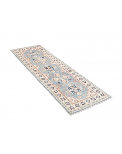 Tappeto Kazak Afghanistan bianco 62x188