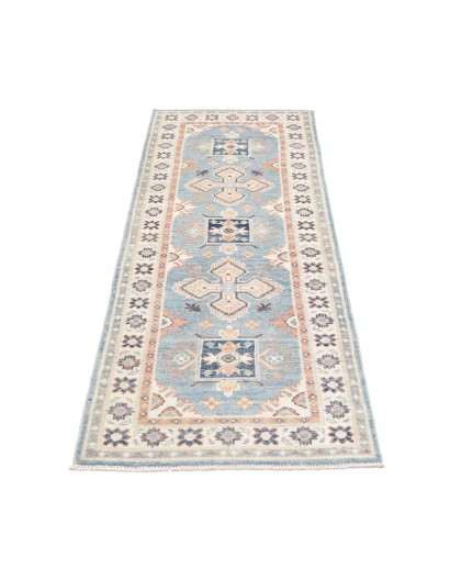 Tappeto Kazak Afghanistan bianco 62x188