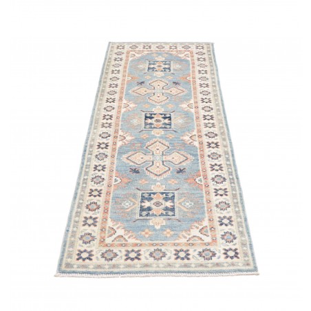 Tappeto Kazak Afghanistan bianco 62x188