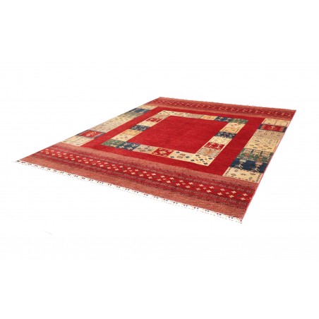 Tappeto Siva Pakistan marrone giallo 244x296