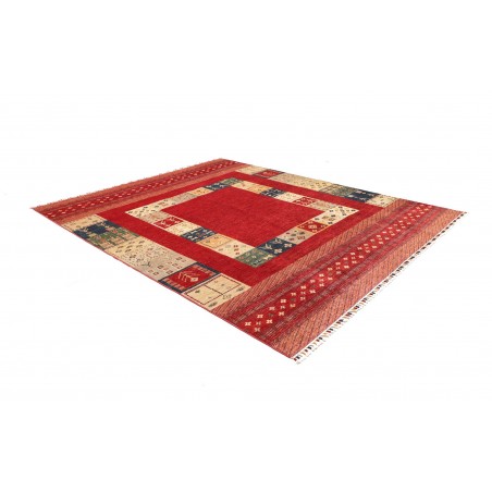 Tappeto Siva Pakistan marrone giallo 244x296