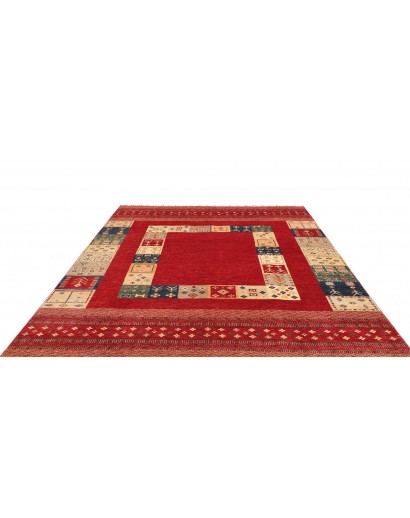 Tappeto Siva Pakistan marrone giallo 244x296