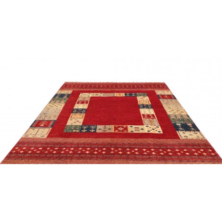 Tappeto Siva Pakistan marrone giallo 244x296