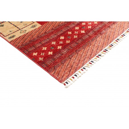 Tappeto Siva Pakistan marrone giallo 244x296