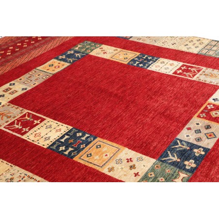 Tappeto Siva Pakistan marrone giallo 244x296
