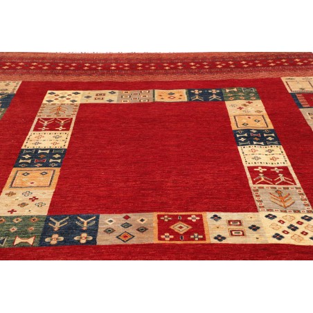 Tappeto Siva Pakistan marrone giallo 244x296