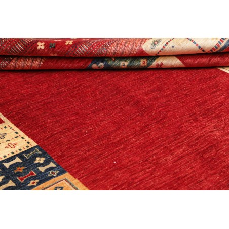 Tappeto Siva Pakistan marrone giallo 244x296