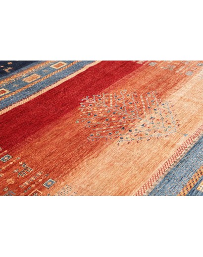 Tappeto Siva Pakistan marrone grigio 245x285