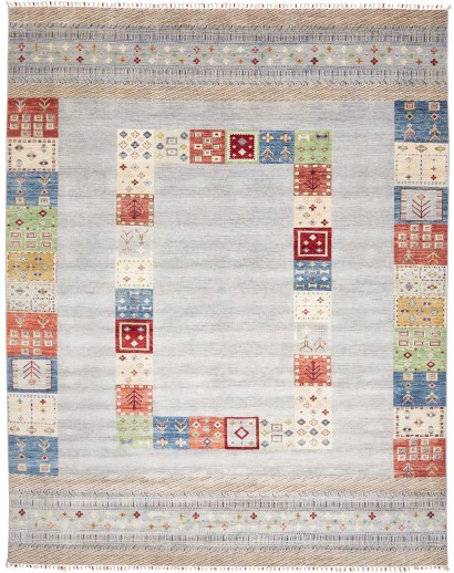 Tappeto Siva Pakistan beige bianco 281x350