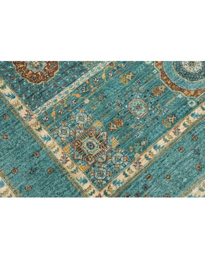 Tappeto Mamlouk Pakistan grigio azzurro 169x240