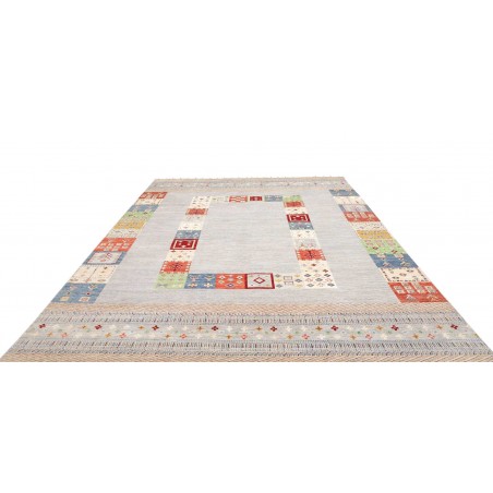 Tappeto Siva Pakistan beige bianco 281x350