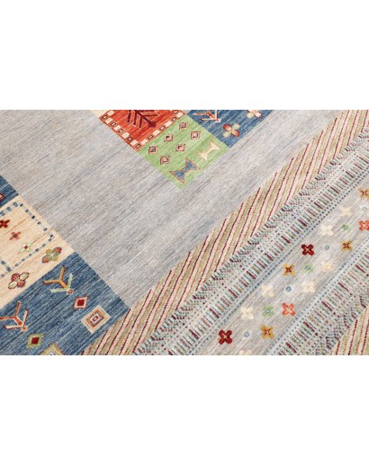 Tappeto Siva Pakistan beige bianco 281x350