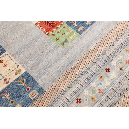 Tappeto Siva Pakistan beige bianco 281x350