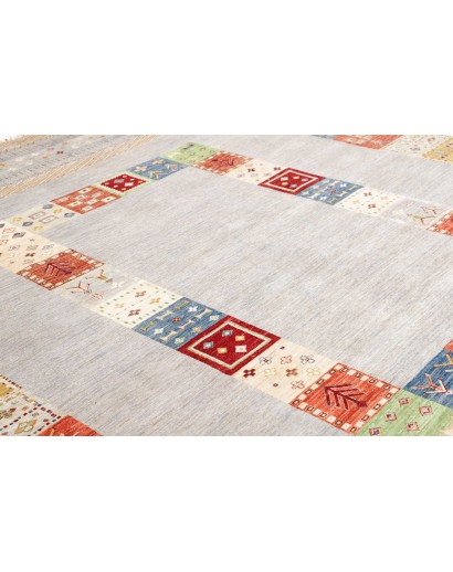 Tappeto Siva Pakistan beige bianco 281x350