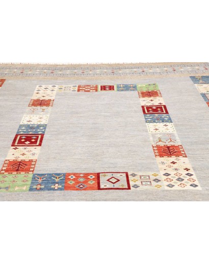 Tappeto Siva Pakistan beige bianco 281x350