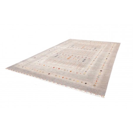 Tappeto Siva Pakistan bianco grigio 271x361