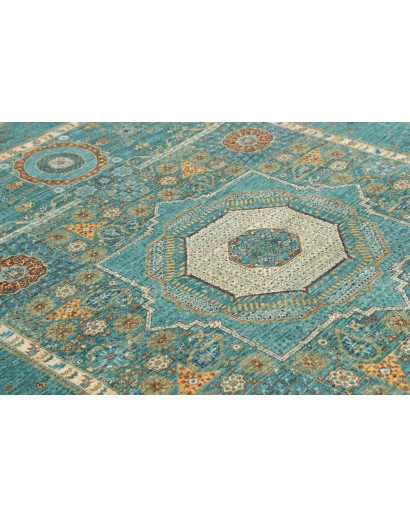 Tappeto Mamlouk Pakistan grigio azzurro 169x240