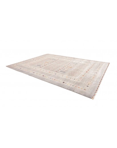Tappeto Siva Pakistan bianco grigio 271x361