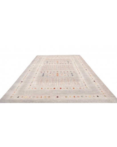 Tappeto Siva Pakistan bianco grigio 271x361