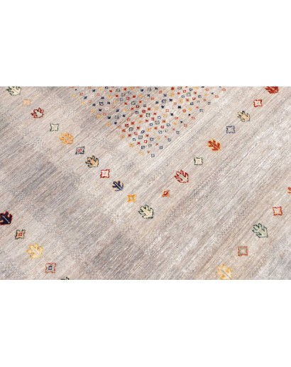 Tappeto Siva Pakistan bianco grigio 271x361