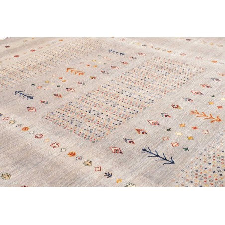 Tappeto Siva Pakistan bianco grigio 271x361