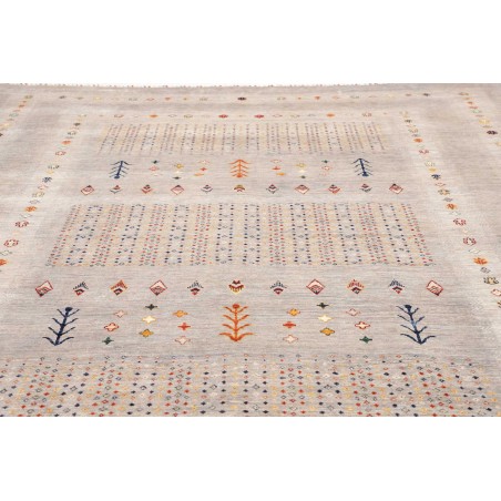 Tappeto Siva Pakistan bianco grigio 271x361