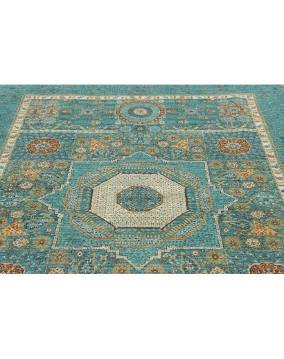 Tappeto Mamlouk Pakistan grigio azzurro 169x240