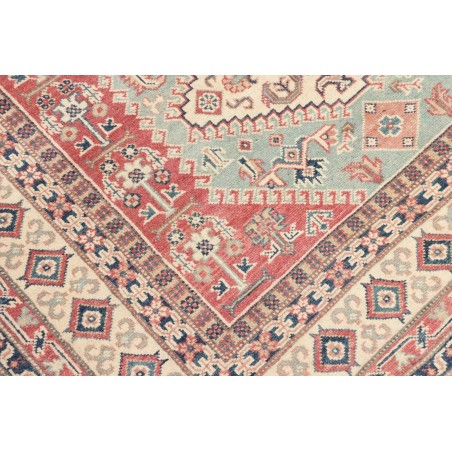 Tappeto Kazak Afghanistan bianco marrone 147x194