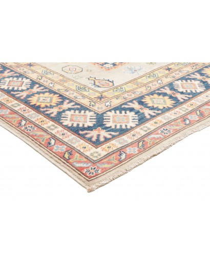 Tappeto Kazak Afghanistan bianco grigio 167x240