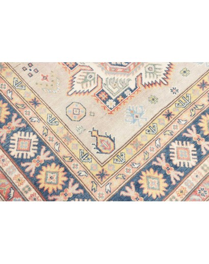 Tappeto Kazak Afghanistan bianco grigio 167x240
