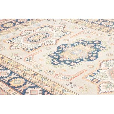 Tappeto Kazak Afghanistan bianco grigio 167x240