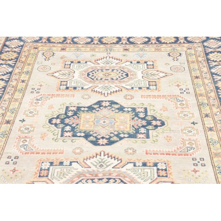Tappeto Kazak Afghanistan bianco grigio 167x240