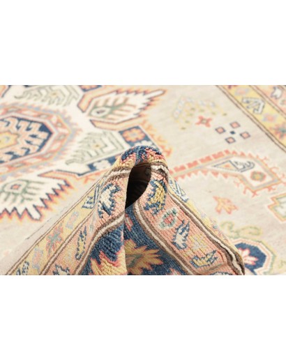 Tappeto Kazak Afghanistan bianco grigio 167x240