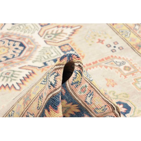 Tappeto Kazak Afghanistan bianco grigio 167x240