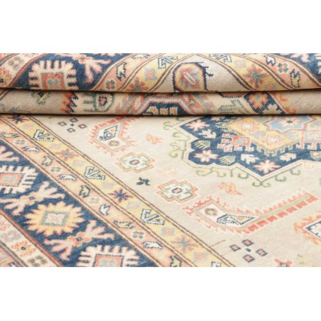 Tappeto Kazak Afghanistan bianco grigio 167x240