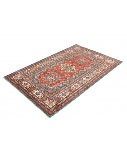 Tappeto Kazak Fine Pakistan bianco beige 120x184