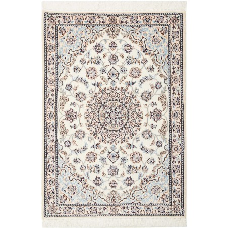 Tappeto Nain 9La Persia beige azzurro 80x117