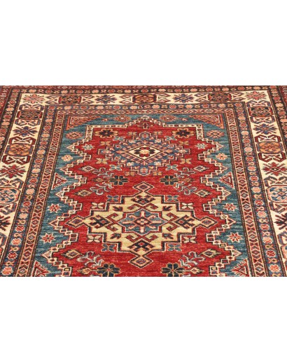 Tappeto Kazak Fine Pakistan bianco beige 120x184