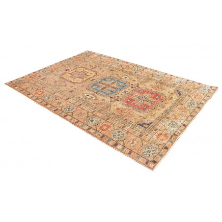 Tappeto Kazak Fine Pakistan marrone grigio 170x243