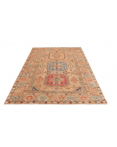 Tappeto Kazak Fine Pakistan marrone grigio 170x243