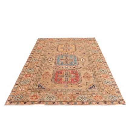 Tappeto Kazak Fine Pakistan marrone grigio 170x243